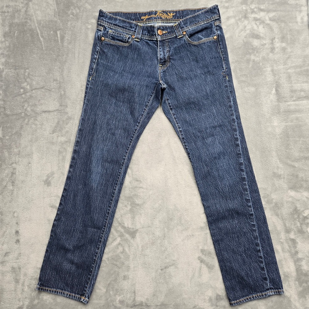 Old Navy Special Edition Jeans Dark Wash Denim Womens Size 12 Regular 35x30